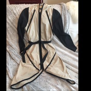 Lamarque Colorblock Hooded Raincoat